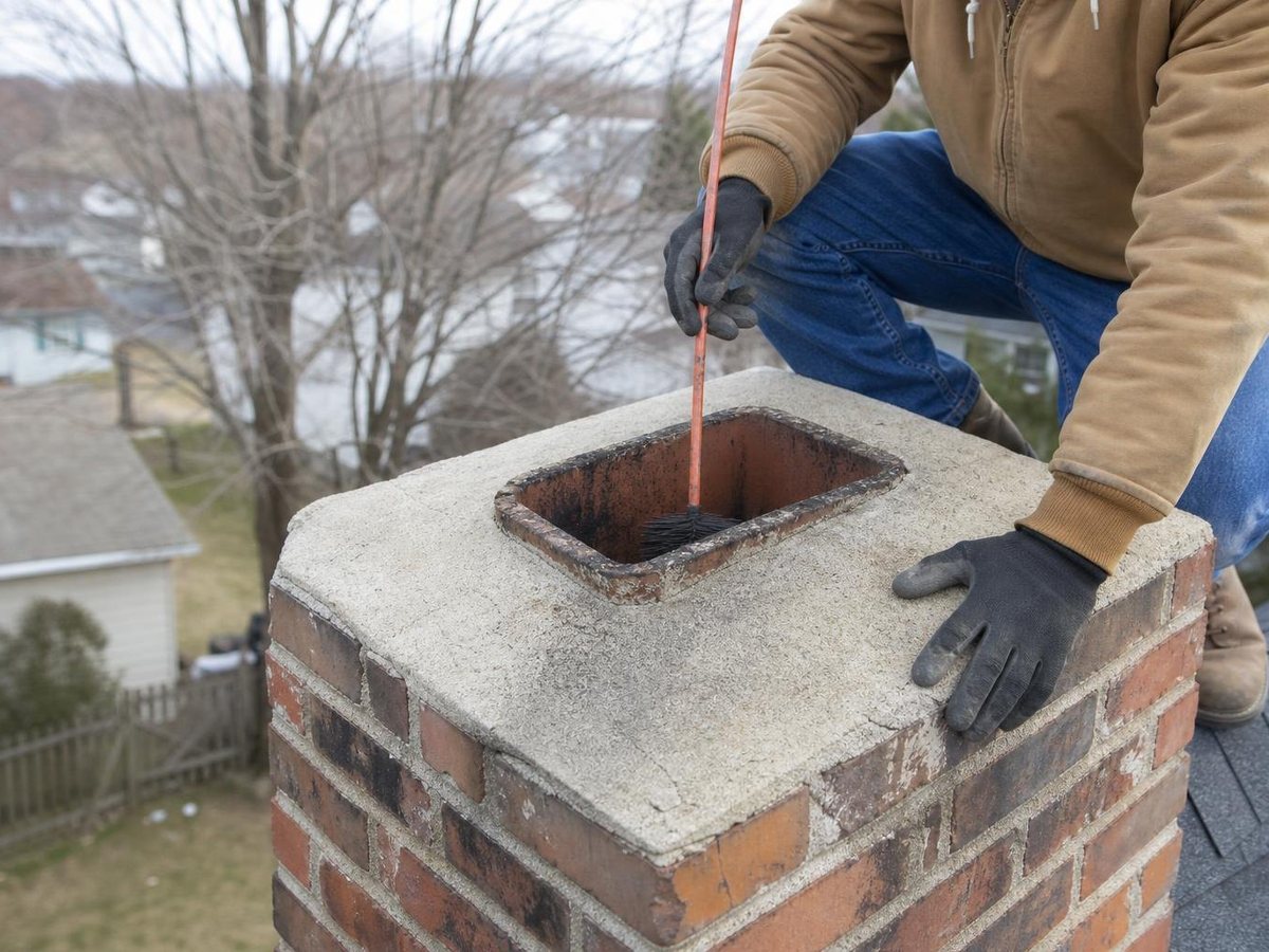 Leon Chimney Repair work in Maplewood